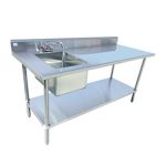 Serv-Ware - Work Table with Prep Sink